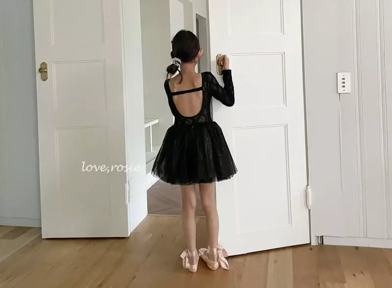 Love Rosie - Korean Children Fashion - #discoveringself - Pearl Lace Vintage Ballet Waer XL Size - 5