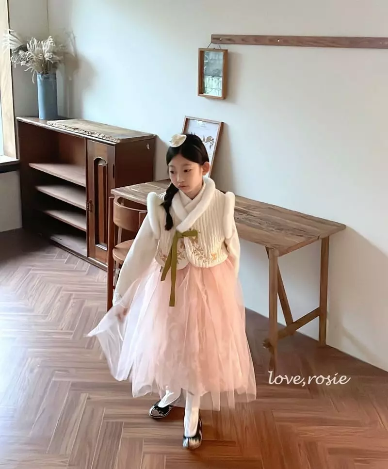 Love Rosie - Korean Children Fashion - #discoveringself - Butterfly Embroidery Hanbok Vest - 2