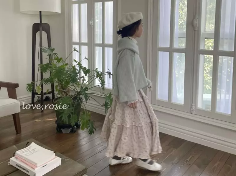 Love Rosie - Korean Children Fashion - #kidsshorts - Chalot Cancan Skirt with Mom Flower Stripes - 3