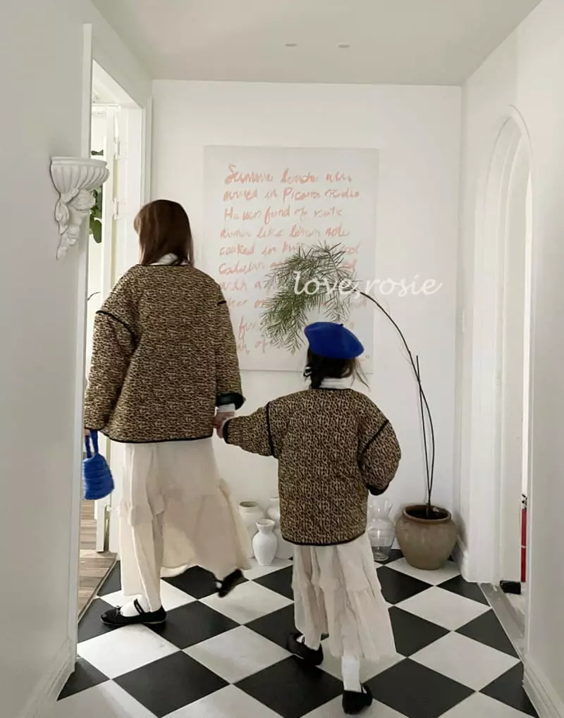 Love Rosie - Korean Children Fashion - #kidzfashiontrend - 6 Once Leopard Quiltinh Jacket with Mom - 10