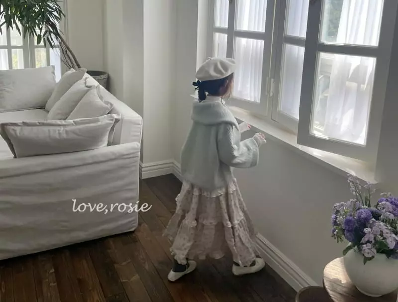 Love Rosie - Korean Children Fashion - #kidzfashiontrend - Chalot Cancan Skirt with Mom Flower Stripes - 5