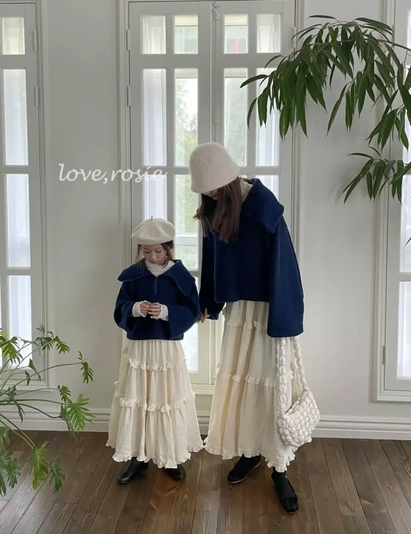 Love Rosie - Korean Children Fashion - #littlefashionista - Babara Knit Zip-up with Mom - 6