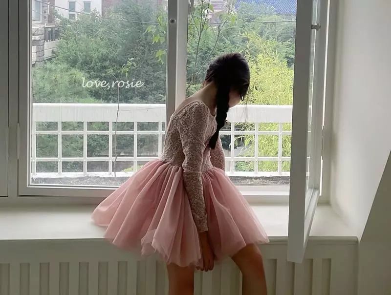 Love Rosie - Korean Children Fashion - #magicofchildhood - Pearl Lace Vintage Ballet Waer XL Size - 12