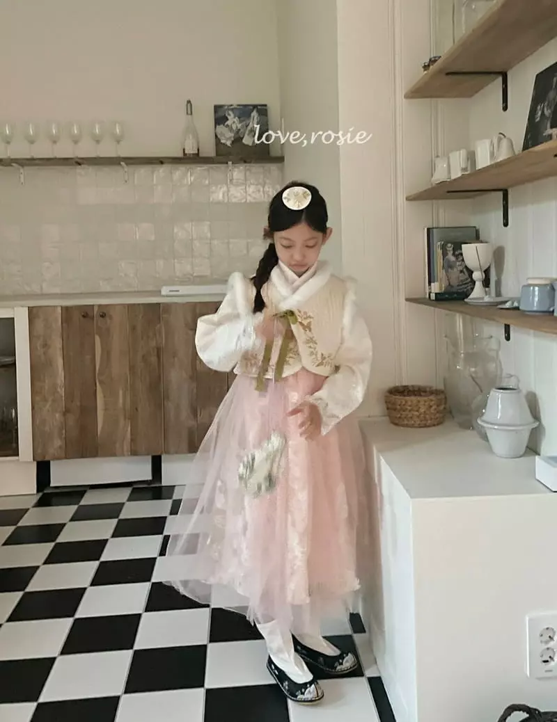 Love Rosie - Korean Children Fashion - #magicofchildhood - Butterfly Embroidery Hanbok Vest - 9