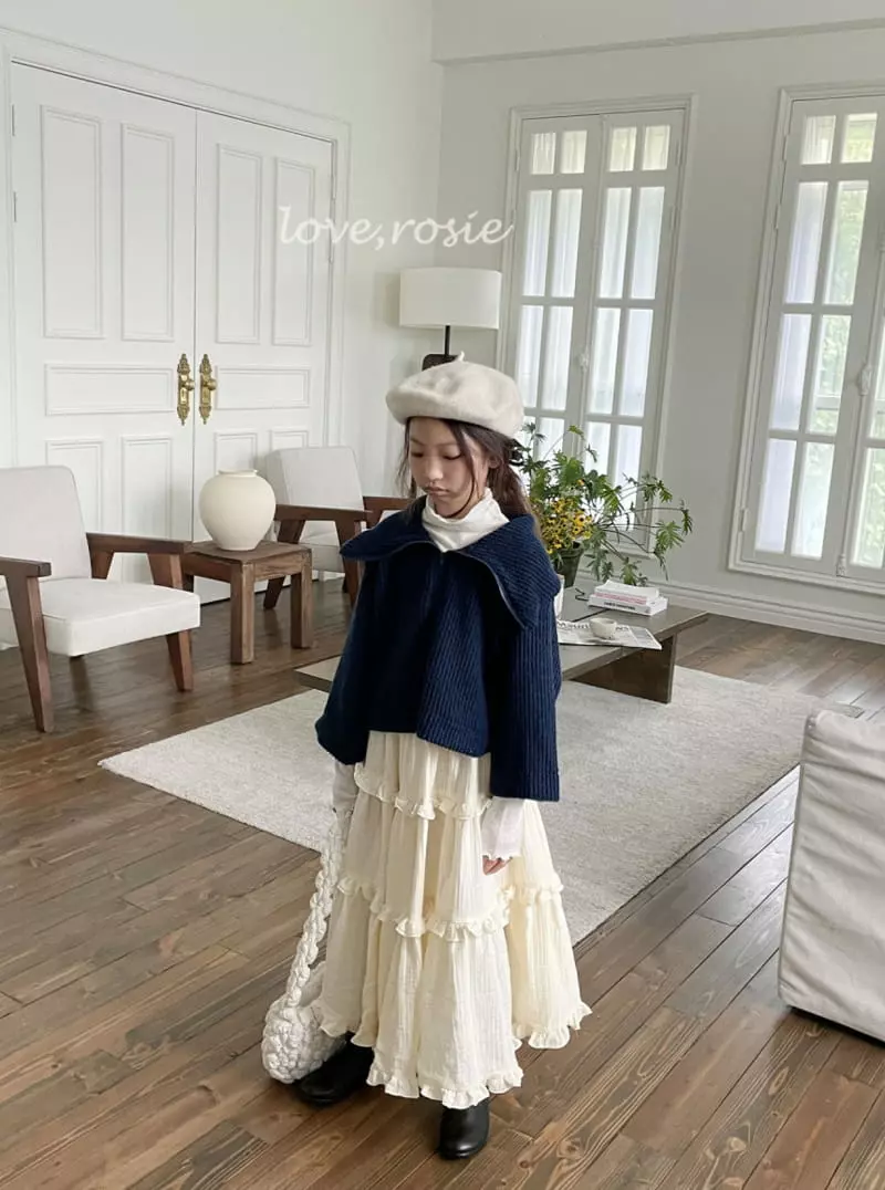 Love Rosie - Korean Children Fashion - #magicofchildhood - Babara Knit Zip-up with Mom - 7