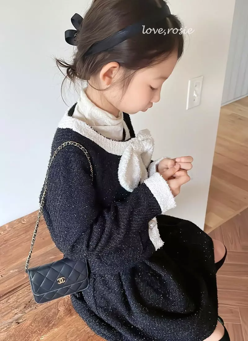 Love Rosie - Korean Children Fashion - #minifashionista - Miu Twid Jacket Skirt Set - 2