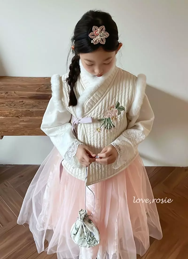 Love Rosie - Korean Children Fashion - #minifashionista - Graceful Embrodiery Long Hanbok - 12