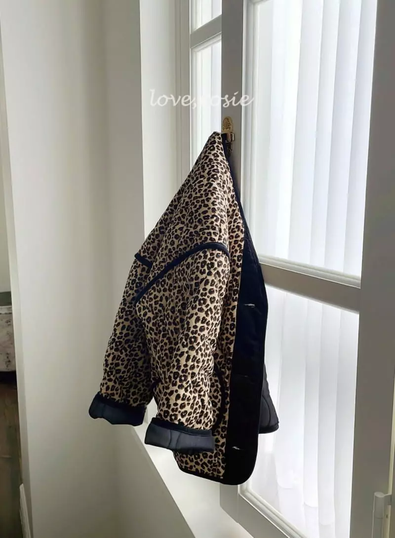 Love Rosie - Korean Children Fashion - #toddlerclothing - 6 Once Leopard Quiltinh Jacket with Mom