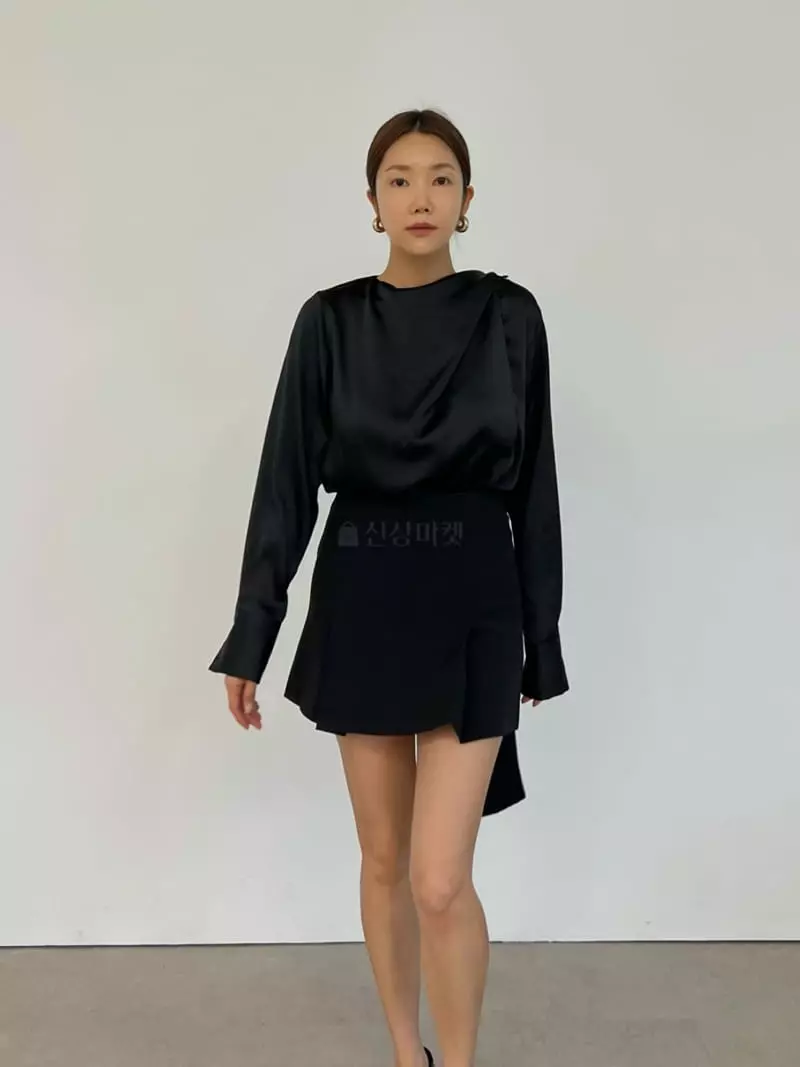 Lowburn - Korean Women Fashion - #momslook - Scarf Blouse