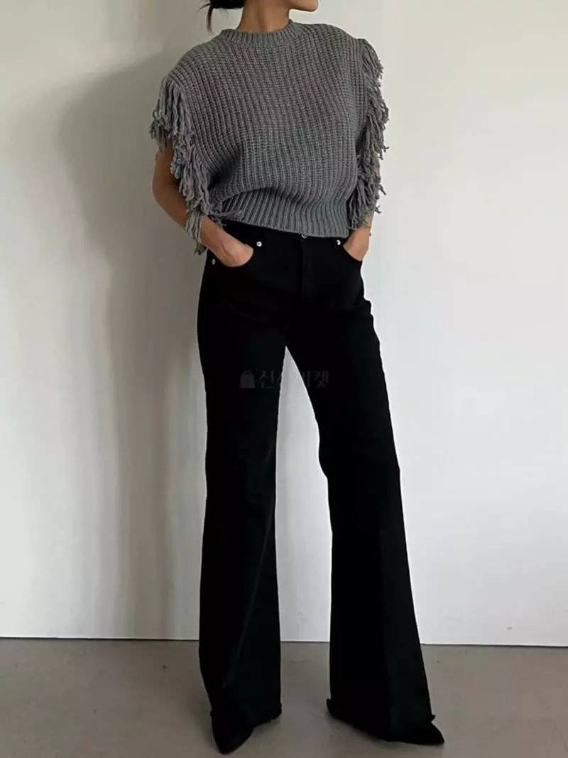 Lowburn - Korean Women Fashion - #momslook - Susul Vest Knit - 10