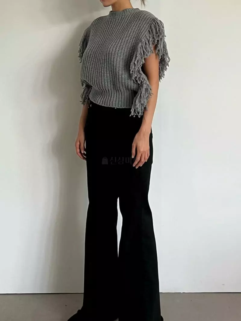 Lowburn - Korean Women Fashion - #momslook - Susul Vest Knit - 12
