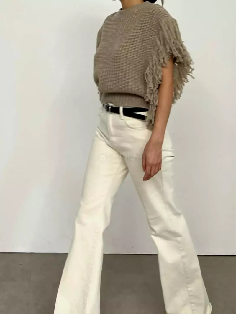 Lowburn - Korean Women Fashion - #momslook - Susul Vest Knit - 2