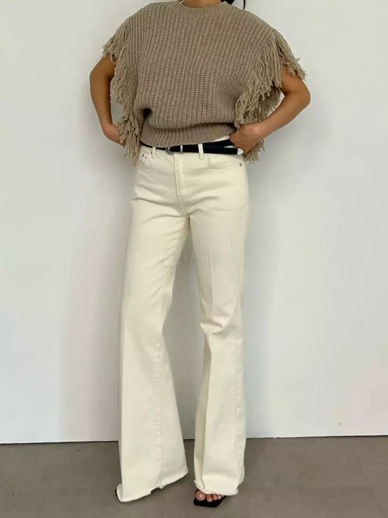 Lowburn - Korean Women Fashion - #womensfashion - Susul Vest Knit - 4