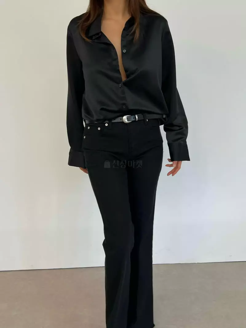 Lowburn - Korean Women Fashion - #momslook - Roy Silky Blouse - 6