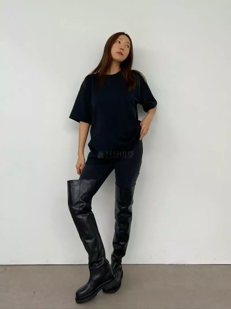 Lowburn - Korean Women Fashion - #thatsdarling - Over Tee - 3