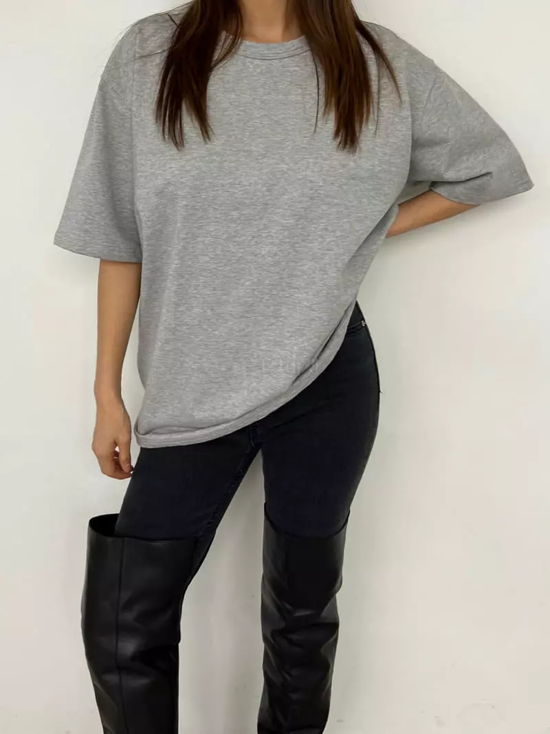 Lowburn - Korean Women Fashion - #womensfashion - Over Tee - 12