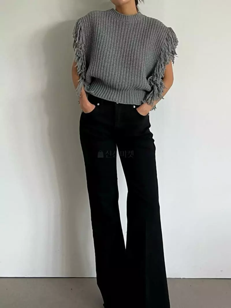 Lowburn - Korean Women Fashion - #womensfashion - Susul Vest Knit - 11