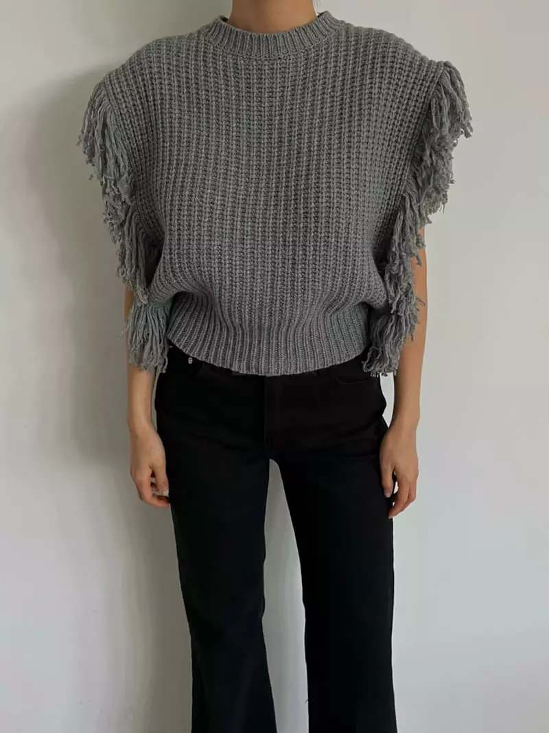 Lowburn - Korean Women Fashion - #womensfashion - Susul Vest Knit - 7