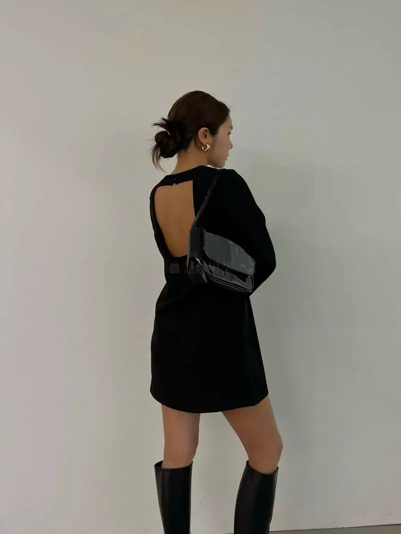 Lowburn - Korean Women Fashion - #womensfashion - Back Cutting One-piece - 11