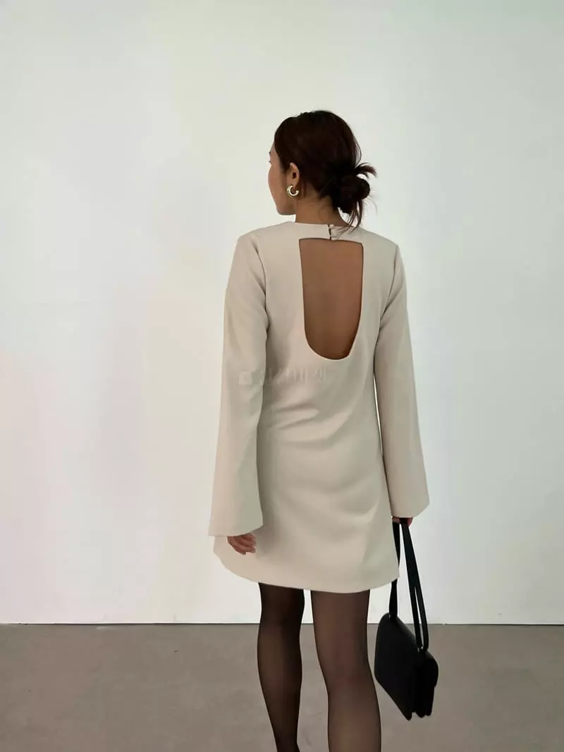 Lowburn - Korean Women Fashion - #womensfashion - Back Cutting One-piece - 7