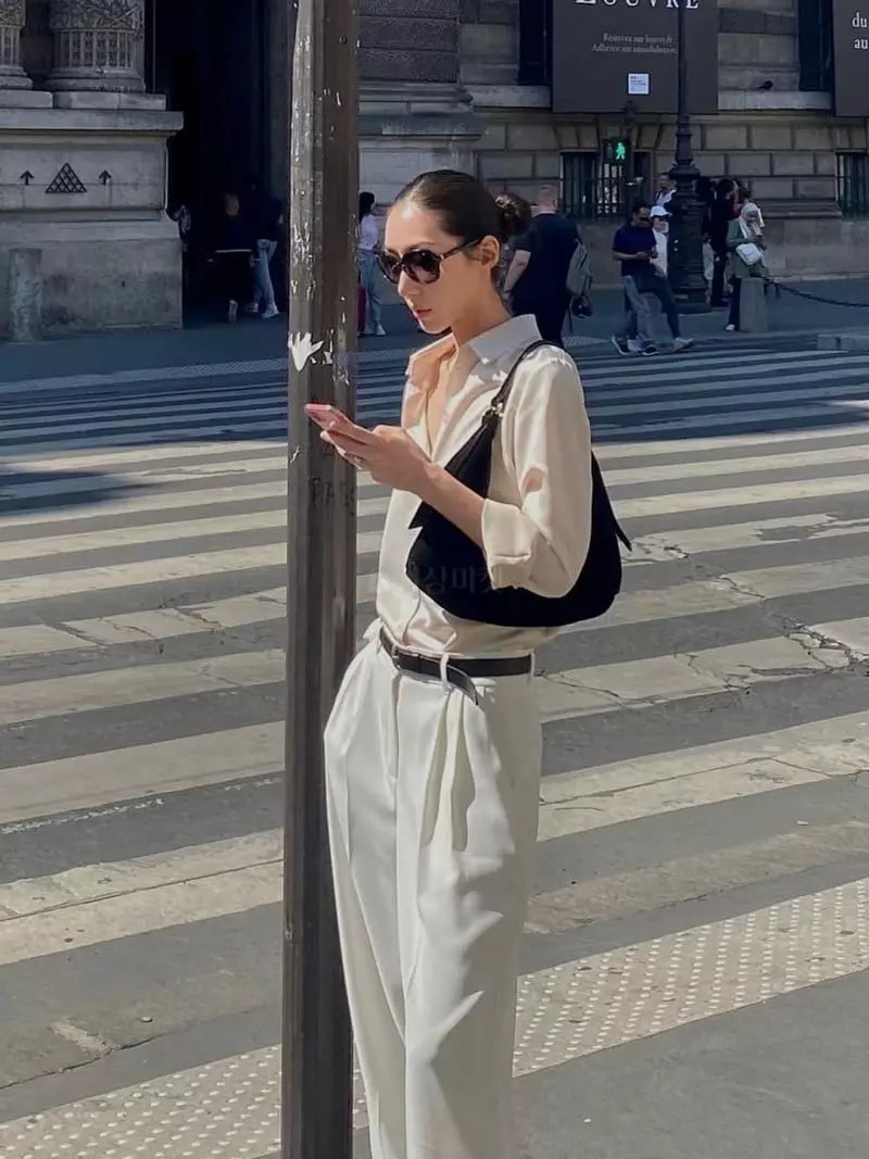 Lowburn - Korean Women Fashion - #womensfashion - Roy Silky Blouse - 3