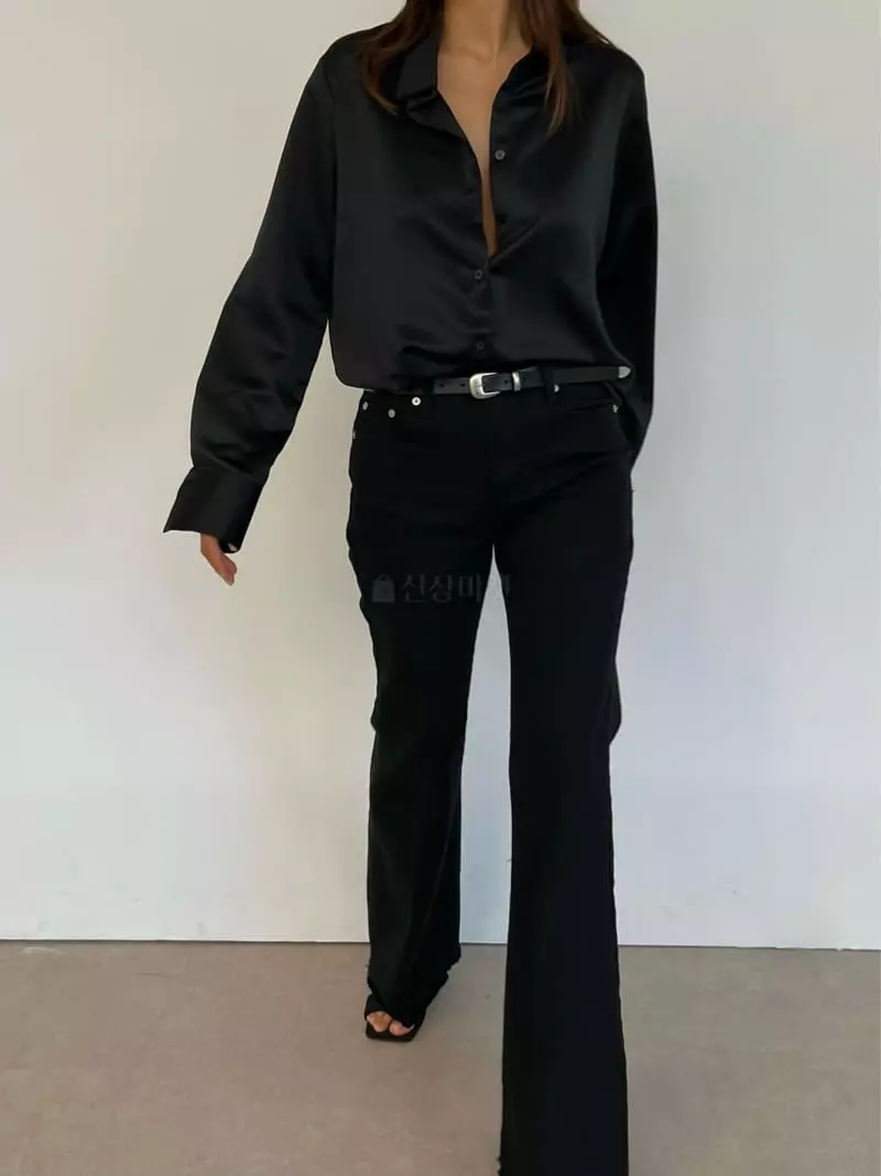 Lowburn - Korean Women Fashion - #womensfashion - Roy Silky Blouse - 7