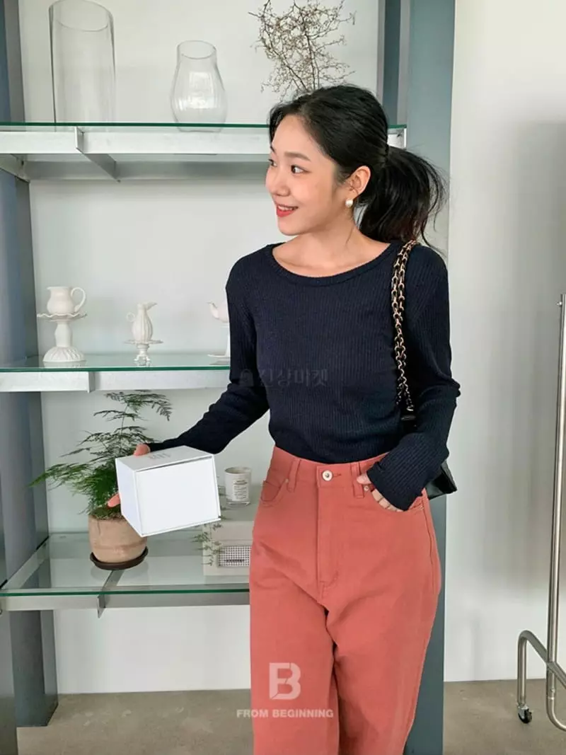 Lowell - Korean Women Fashion - #momslook - Max Rub Tee