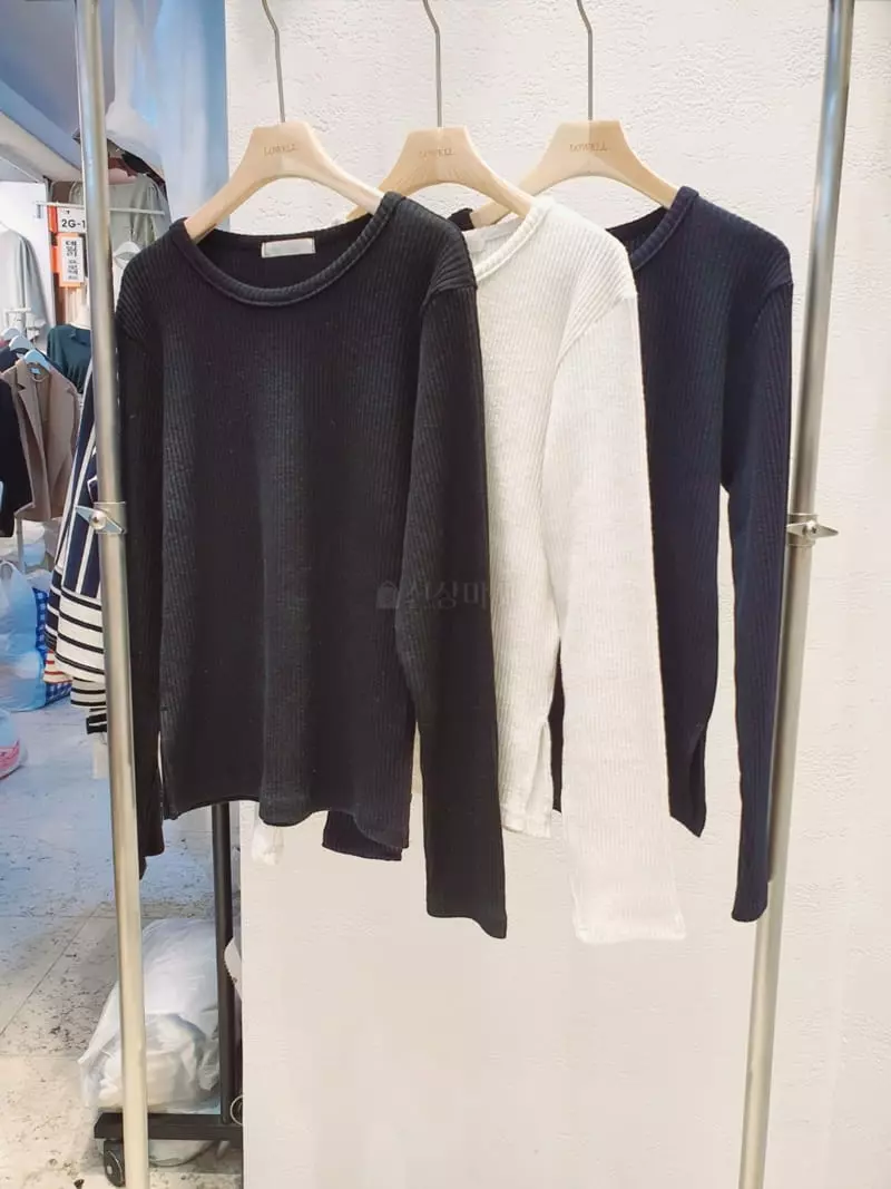 Lowell - Korean Women Fashion - #momslook - Max Rub Tee - 11