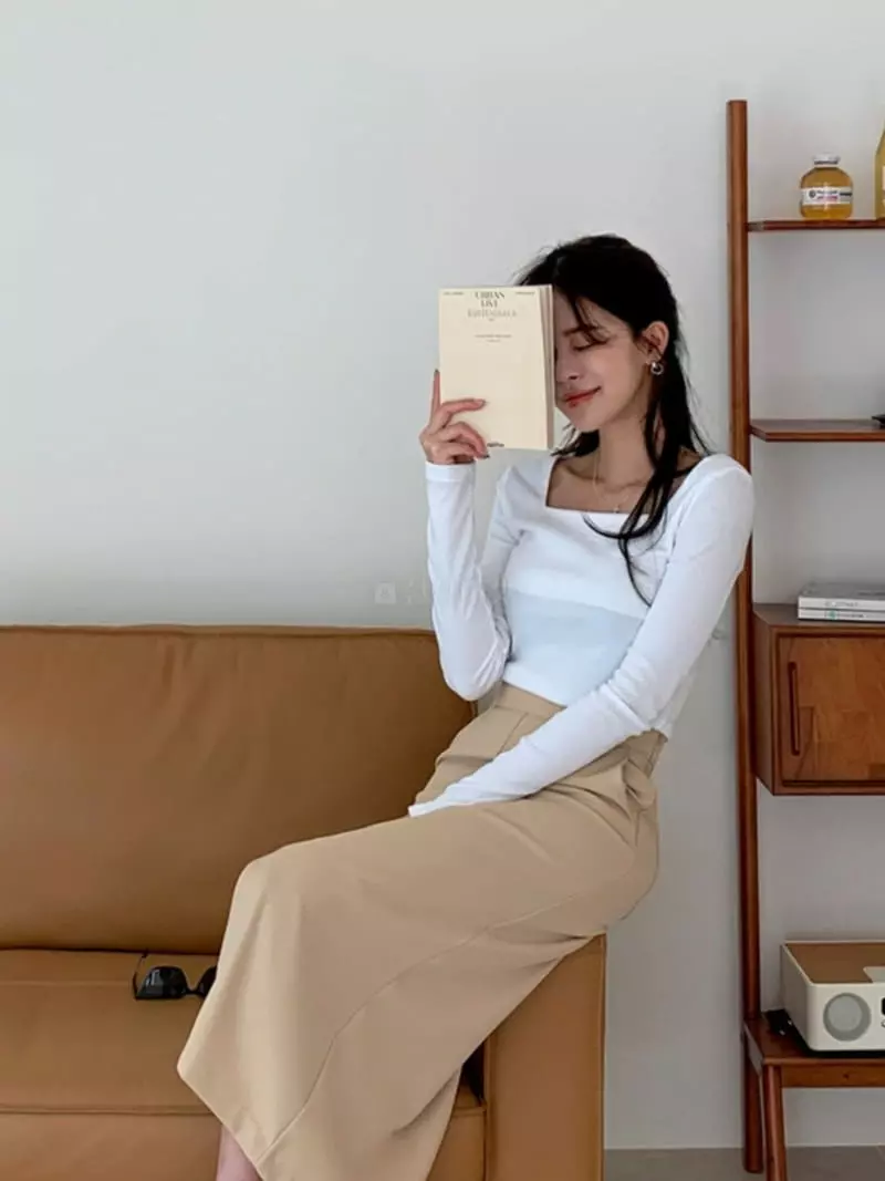 Lowell - Korean Women Fashion - #momslook - Leeds Skirt - 3