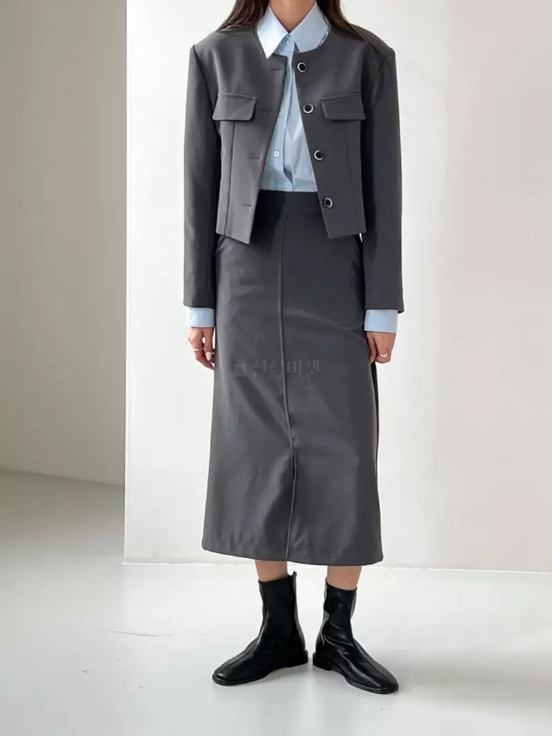 Lowell - Korean Women Fashion - #momslook - Leeds Skirt - 5