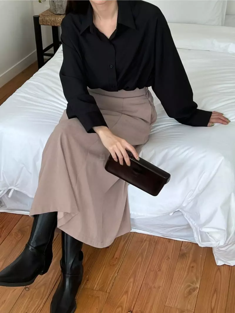 Lowell - Korean Women Fashion - #momslook - New Is Skirt - 6