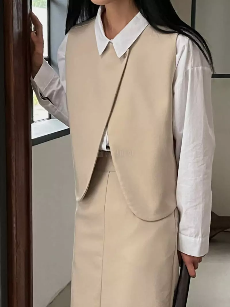 Lowell - Korean Women Fashion - #romanticstyle - Autumn Sleeveless