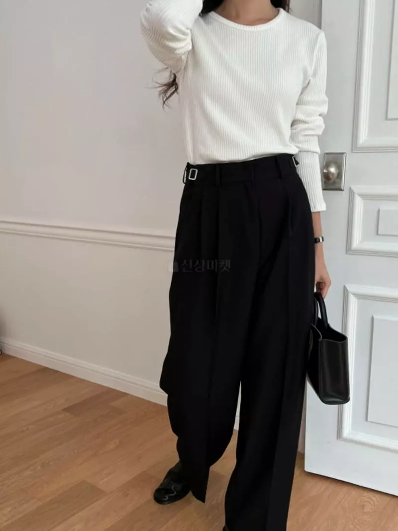 Lowell - Korean Women Fashion - #shopsmall - Heaven Bijou Pants - 8