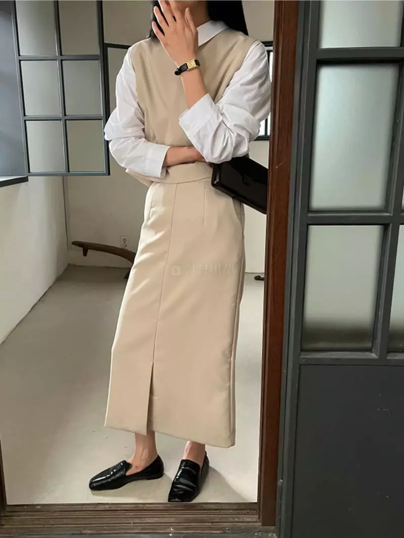 Lowell - Korean Women Fashion - #thelittlethings - Autumn Skirt - 5