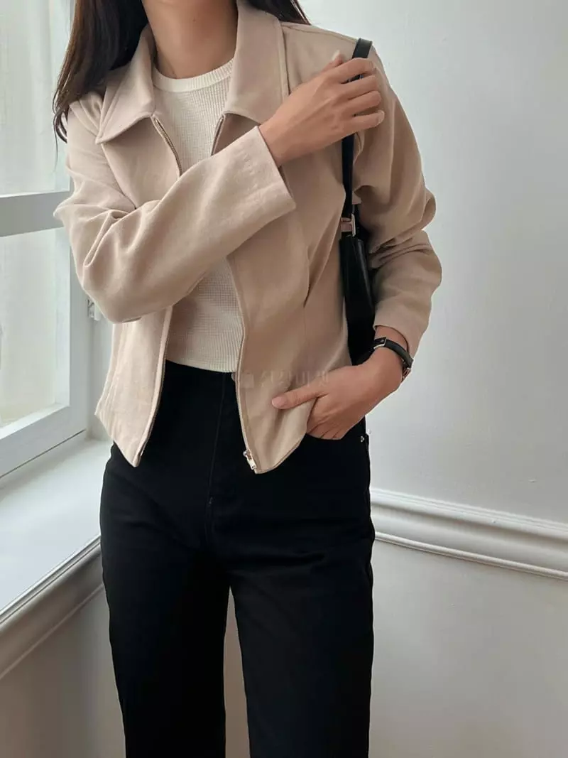 Lowell - Korean Women Fashion - #vintageinspired - Tico Zip-up - 2