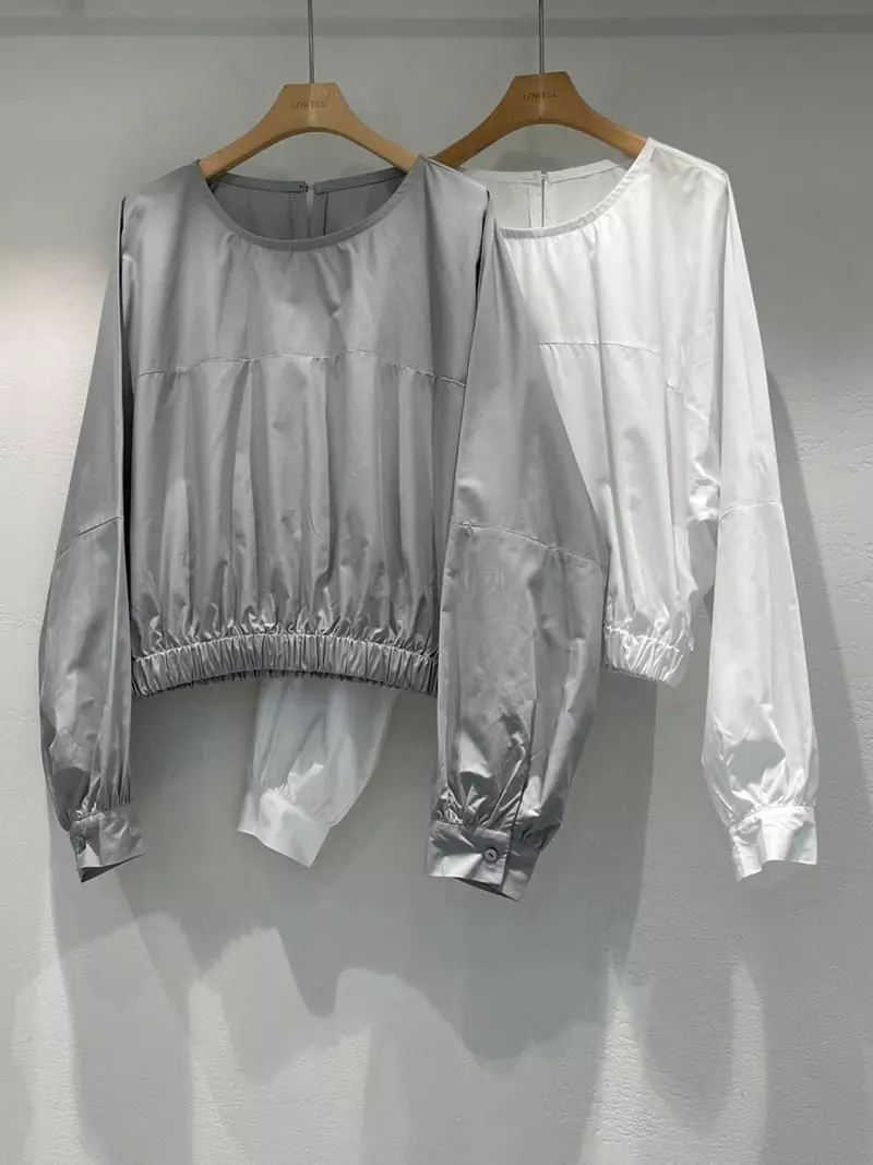 Lowell - Korean Women Fashion - #momslook - Balloon Blouse - 4