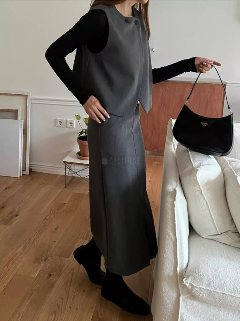 Lowell - Korean Women Fashion - #womensfashion - Autumn Sleeveless - 10