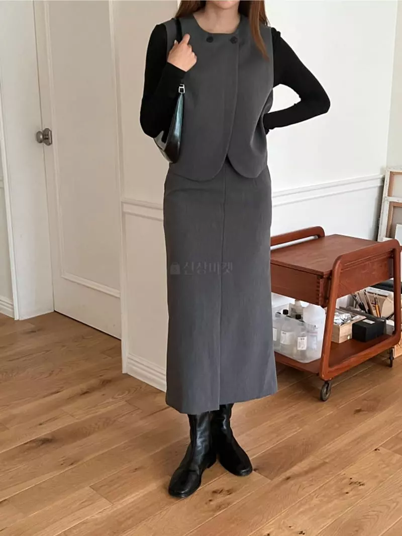 Lowell - Korean Women Fashion - #womensfashion - Autumn Sleeveless - 8