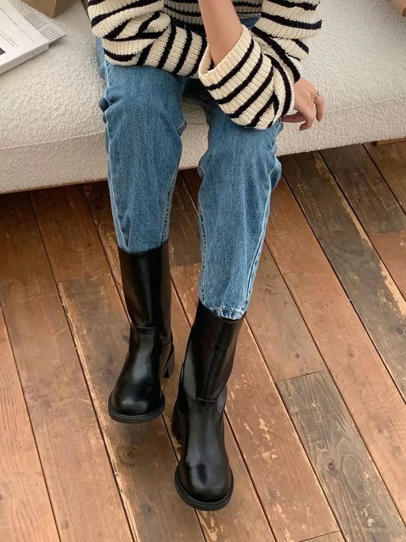 Lowkun - Korean Women Fashion - #momslook - Y0125 Boots - 11
