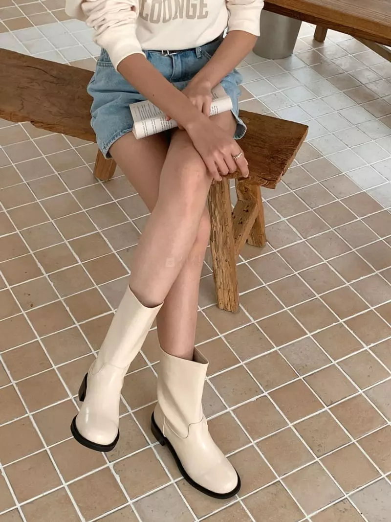 Lowkun - Korean Women Fashion - #thatsdarling - Y0125 Boots - 4
