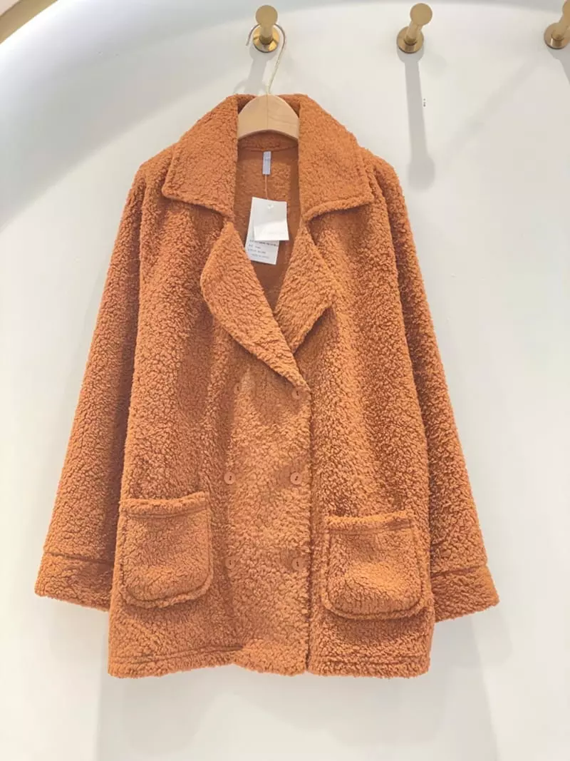 Lunaluz - Korean Women Fashion - #momslook - Girl Mix Double Fleece Two-piece