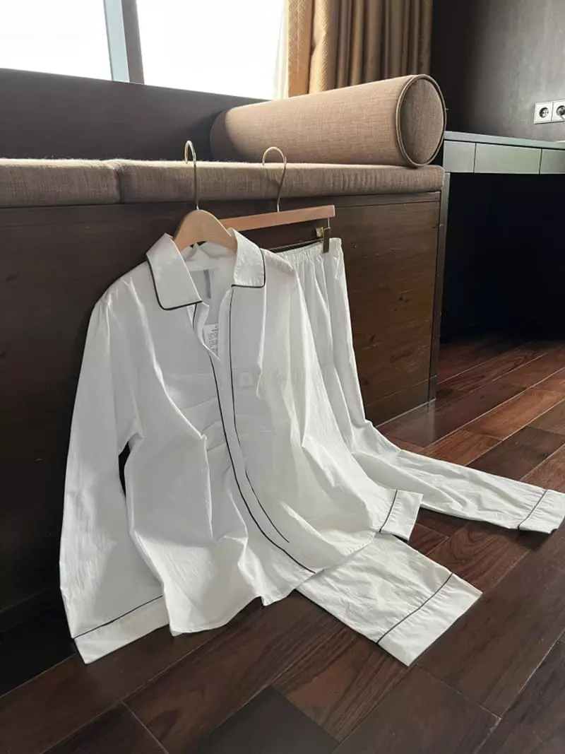 Lunaluz - Korean Women Fashion - #momslook - Sage Sleeves Two-piece - 5