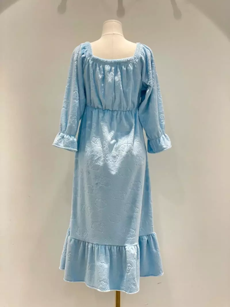 Lunaluz - Korean Women Fashion - #momslook - Bana Sleeves One-piece