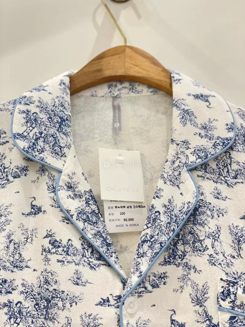 Lunaluz - Korean Women Fashion - #momslook - Renoir Boy Pajama - 3