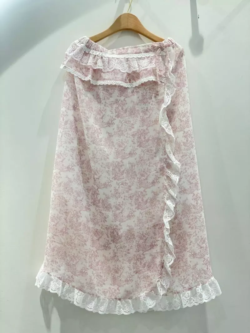 Lunaluz - Korean Women Fashion - #momslook - Rose Garden Wrap Gawn