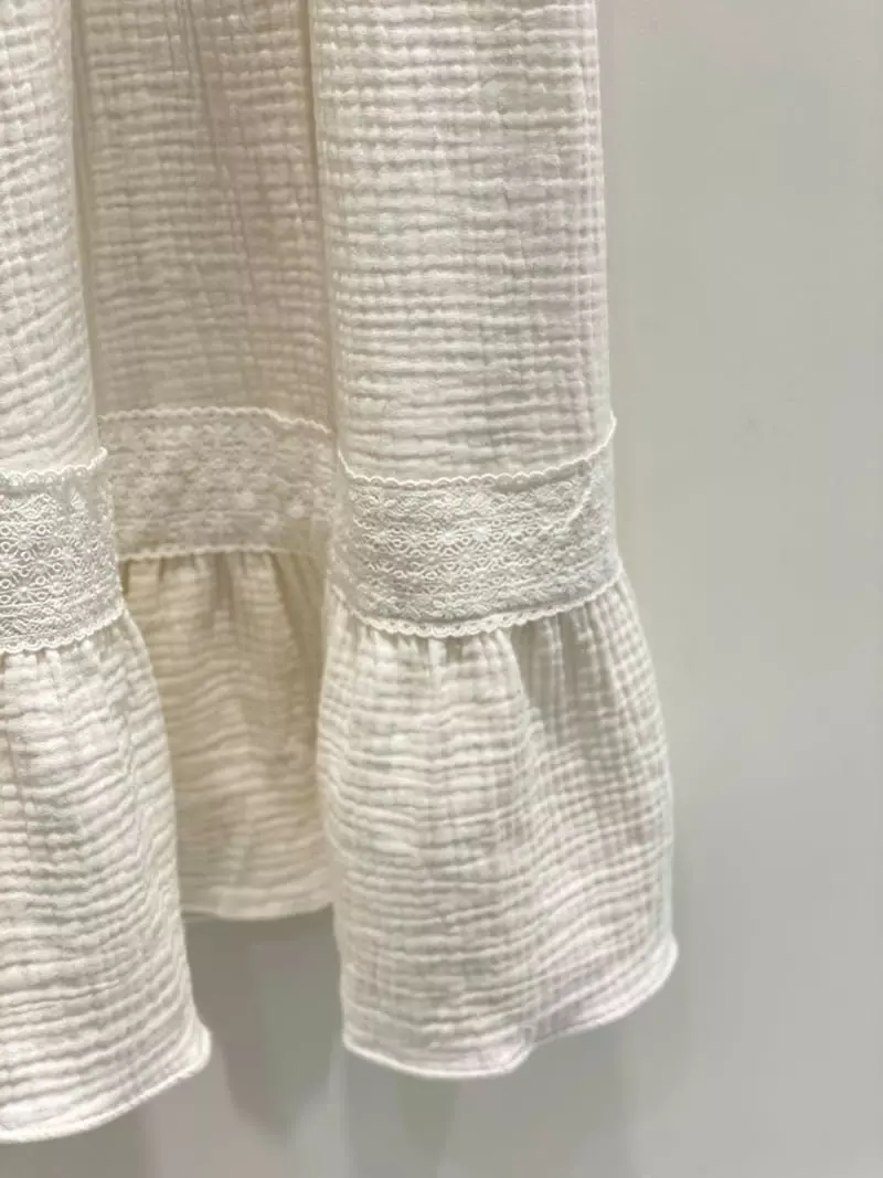 Lunaluz - Korean Women Fashion - #romanticstyle - Amalpy Sleeves Pajama - 5