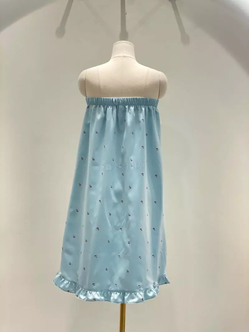 Lunaluz - Korean Women Fashion - #vintagekidsstyle - Sweet Apple Golf Gawn
