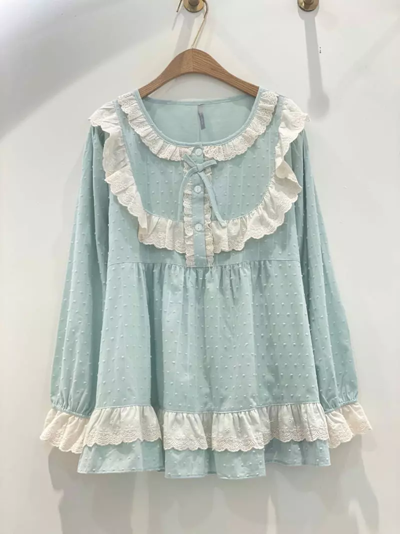 Lunaluz - Korean Women Fashion - #vintagekidsstyle - Nobella Girl Two-piece - 3