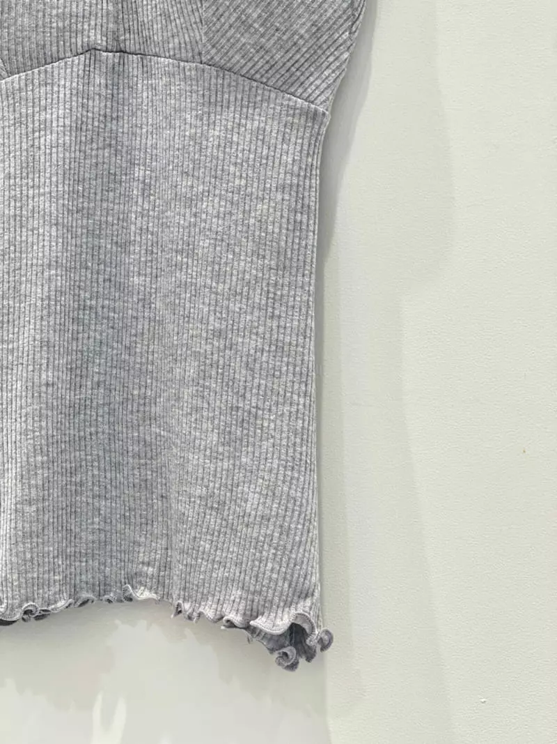 Lunaluz - Korean Women Fashion - #womensfashion - Fread Sleeveless Homwear - 3