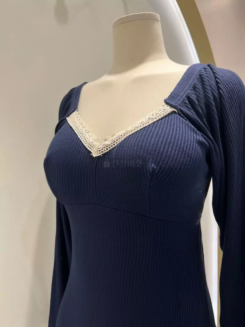 Lunaluz - Korean Women Fashion - #womensfashion - Fread Long Sleeves Homewear One-piece